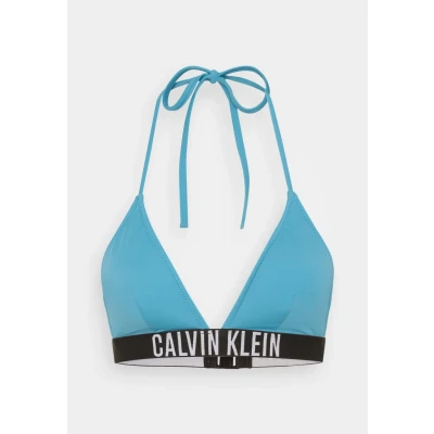 Immagine di Calvin Klein Swimwear Triangle Bikini pezzo sopra, Donna, Taglia: Medium, Storm blue