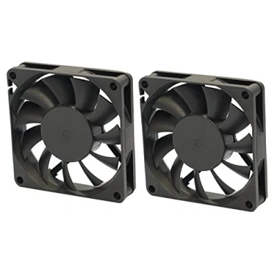 Immagine di Rhombutech® Set di 2 ventole silenziose, 40 x 20 mm, con cuscinetto a scorrimento DC12V 0.07A, 3 pin collegamento (set 40/40/20)