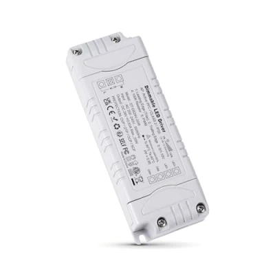 Immagine di REYLAX Trasformatore LED 24V 20W Dimmerabile Triac &amp; 0 10V&amp;1 10V PWM Resistenza da 100k Alimentatore 0.83A di Tensione Costante Driver AC 220V to DC Trasformatori Bassa