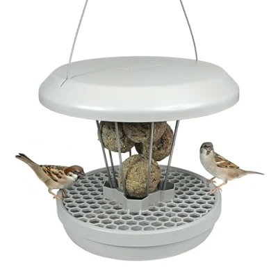 Immagine di Mangime per uccelli, Lucerne SMART Birds gnocchi di cinciciciambella, non roditori, robusto e affidabile da appendere, made in EU, grigio chiaro