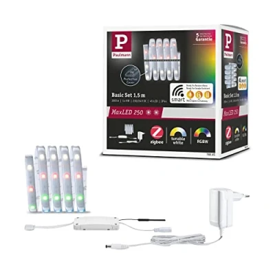 Immagine di Paulmann 78865 KIT base striscia LED con spina 230 V 1.5 m RGBW 1
