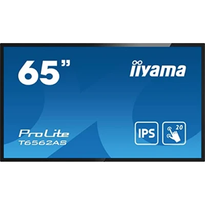 Immagine di Iiyama All In One Interactive ProLite T6562AS B1 Display Digital Signage 165 cm 65 pollici 3840 x 2160 Pixel 24/7