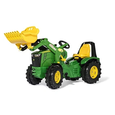 Immagine di Rolly Toys rollyX Trac Premium John Deere 8400R Trattore a Pedale, Colore Verde, L, 651047