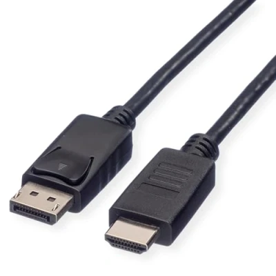 Immagine di ROLINE RM Cavo DisplayPort DP HDTV, ST/ST, nero, 3 m