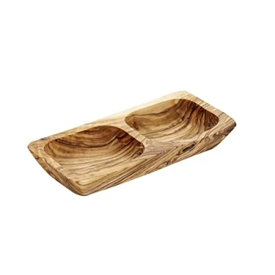 Immagine di APS Ciotola OLIVE 26,5 x 11 cm, altezza: 5 legno d&#039;ulivo 0,6 litri (ogni pezzo è unico. Il colore e le venature possono variare)
