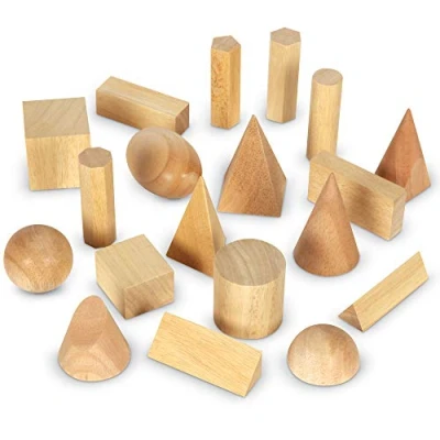 Immagine di Learning Resources Forme geometriche in legno (set da 19)
