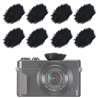 Immagine di SUNMON parabrezza, parabrezza per DSLR, microfono, protezione dal vento (8 pezzi)