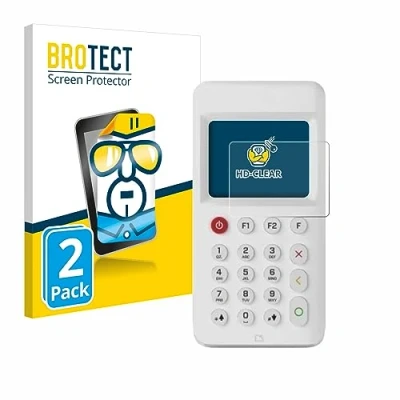 Immagine di brotect Pellicola Protettiva per myPOS Go 2 Protezione Schermo (2 Pezzi) [Trasparente, Anti Impronte]