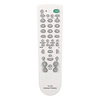 Immagine di Telecomando universale TV intelligente, unità di ricambio Controller 139F / Consumo energetico ridotto/Piccolo/Bianco