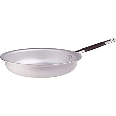 Immagine di Pentole Agnelli ALMC1111BMC20 Mantecare Padella Salta Pasta e Riso, Radiante, in Alluminio, Spessore 5 mm, con Manico Tubolare Acciaio Inossidabile Cool, 20 cm, Argento