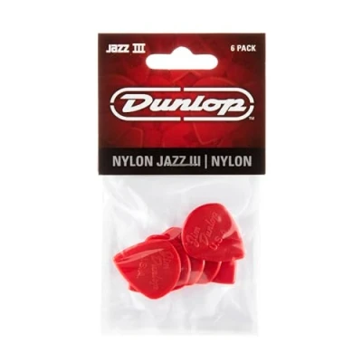 Immagine di Dunlop 47P3N Set Di 6 Plettri Per Chitarra, Colore: Rosso