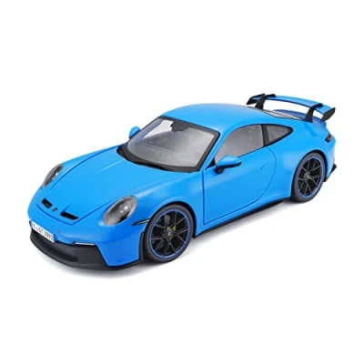 Immagine di Maisto May Cheong GROUP, scala 1/18, Porsche 911 GT3 2022, colore blu, veicolo per Bambini dai 3 anni M36458B, blu