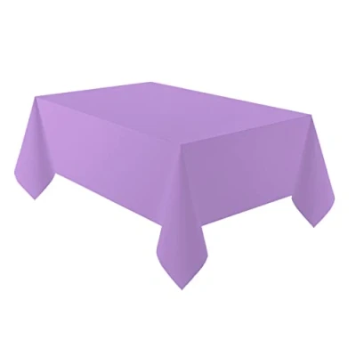 Immagine di amscan 9915404 213 Tovaglia in carta riciclabile, ecologica, 2,74 m, colore: Viola