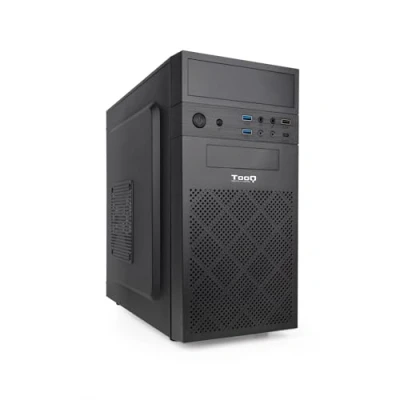 Immagine di TOOQ TQC 4701U3C B Case minitower Micro ATX/Mini ITX, 2xUSB 3.0, 1xUSB 2.0, audio HD, lettore di schede frontale, Nero
