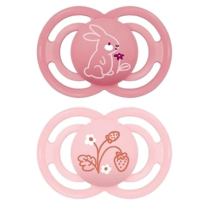 Immagine di MAM ciuccio Perfect in set da 2 pezzi, per uno sviluppo sano dei denti e della mascella, bambini realizzato con materiali sostenibili rinnovabili, scatola ciuccio, 6 16 mesi,