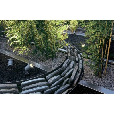 Immagine di SLV 227418 Nautilus Spike Faretto da giardino LED (monocolore), Lampada a risparmio energetico, Lampadina Alogena GU10 35 W Grigio Argento