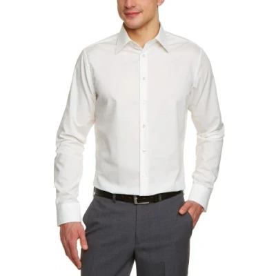 Immagine di Seidensticker Shaped Bügelfrei Kent Langarm, Camicia Uomo, Beige (Ecru), 39