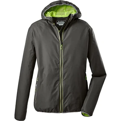Immagine di Killtec Men&#039;s Giacca funzionale con cappuccio, impacchettabile Trin MN JCKT A, green anthracite, 3XL, 36866 000