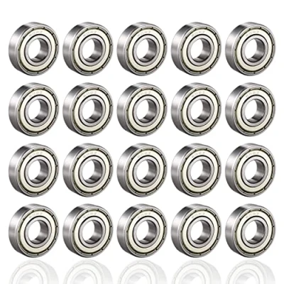 Immagine di Cuscinetti a sfera mini 608zz, in metallo, doppia protezione 8 x 22 7 mm, 20 pezzi