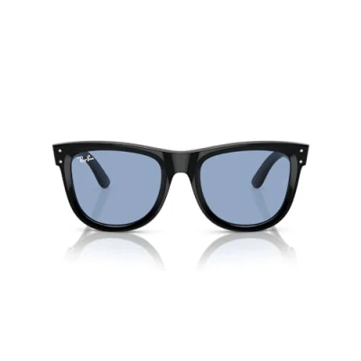 Immagine di Ray Ban Occhiali da Sole RBR0502S 667772 Wayfarer Reverse Nero/Azzurro Unisex 50/22/145