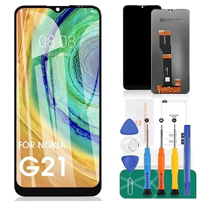 Immagine di Per Nokia G21 Schermo di Ricambio G11 Display LCD Touch Screen Digitizer Assembly TA 1418 Kit Riparazione (nero)