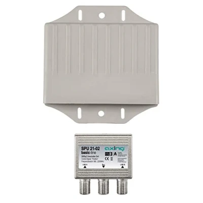 Immagine di Axing SPU 21 02 Interruttore DiSEqC 2x1 Commutatore satellitare 2 ingressi, 1 uscita (con protezione per intemperie)