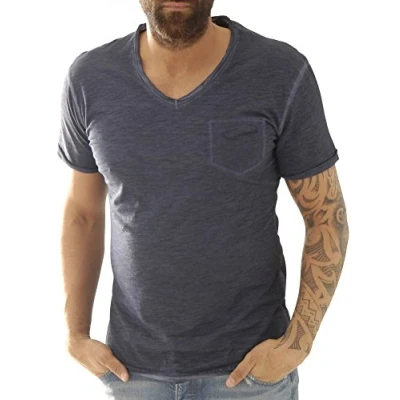 Immagine di Key Largo Match Round Tshirt basic, Uomo, Taglia: Medium, Navy