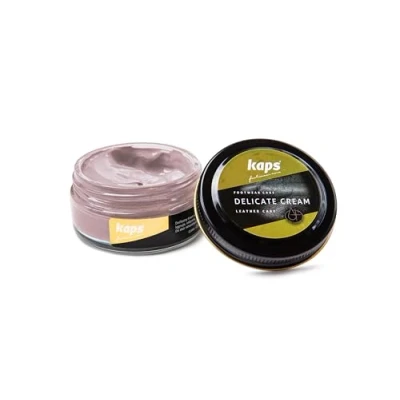 Immagine di Kaps Crema per la Cura delle Scarpe, Intensiva e Nutrimento Pelle, Delicate, 70 Colori (143 Malva)