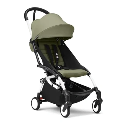 Immagine di Stokke YOYO White Frame with 6+ Color Pack (Olive)