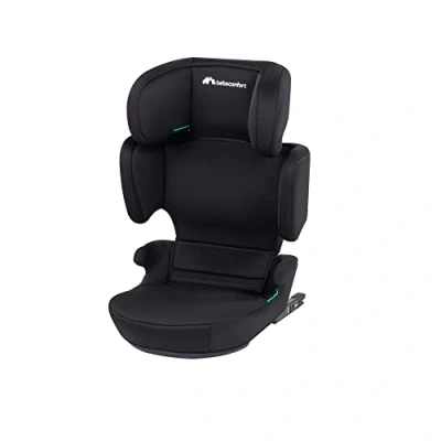 Immagine di Bebeconfort Road Fix i Size Seggiolino Auto Isofix 15 36 kg Gruppo 2/3 per bambini 100 150 cm, circa 3,5 12 anni, pieghevole portatile da viaggio, regolabile in altezza, Colore Black Mist