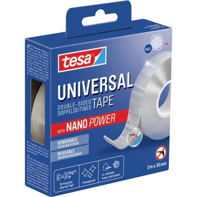 Immagine di tesa Nano Tape 55810 00000 00 Nastro biadesivo Trasparente (L x L) 3 m 30 mm 1 pz.
