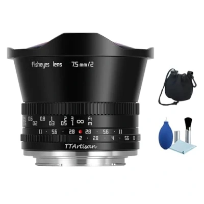 Immagine di TTArtisan Obiettivo Fisheye F2 APS C 7,5 mm 180 Ultra Grandangolare Grande Apertura Messa a Fuoco Manuale per Leica/Sigma L TL CL FP