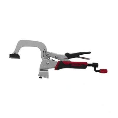 Immagine di Milescraft Morsetto da banco 4007 15,2 cm resistente con cuscinetto in gomma non marcatura per l&#039;uso binari a T, tavoli di serraggio e piastre su diversi progetti