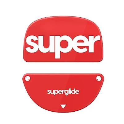 Immagine di Pulsar Gaming Gears Superglide2 Piedini per mouse con superficie controllabile e scorrevoli, realizzati vetro ultra resistente, suola liscia resistente Vaxee XE Wireless [ROSSO]