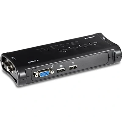 Immagine di TRENDnet TK 407K, Kit Switch KVM a 4 porte USB