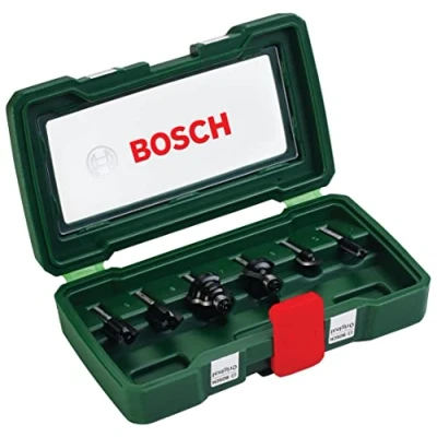 Immagine di Bosch Set Frese Hm, Codolo 1/4, 6 Pezzi, 45 X 40 25