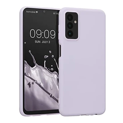 Immagine di kwmobile Custodia Compatibile con Samsung Galaxy M13 Cover Back Case per Smartphone in Silicone TPU Protezione Gommata lavanda