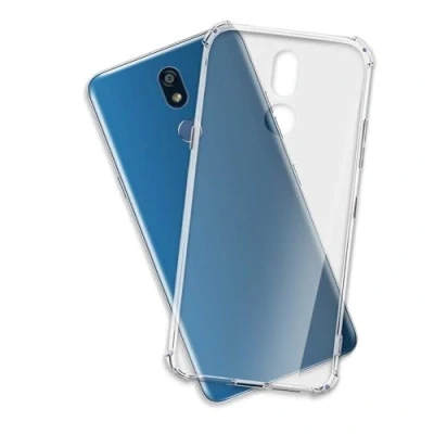Immagine di mtb more energy® Custodia Crystal Armor per LG K40 (LM X420, 5.7&#039;&#039;) Hard PC Back &amp; Soft Silikon Bumper Angoli rinforzati Trasparente TPU Case Cover