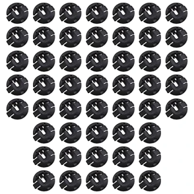 Immagine di ECSiNG 50Pcs Interni Passaruota Liner Paraspruzzi Clip Car Trim Fermi 4F0825429A Plastica Compatibile Con Audi A1 A4 A5 A6 A7 Q5 Nero