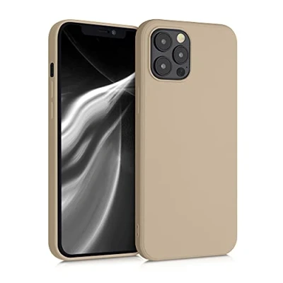 Immagine di kwmobile Custodia Compatibile con Apple iPhone 12 Pro Max Cover Back Case per Smartphone in Silicone TPU Protezione Gommata rosa antico