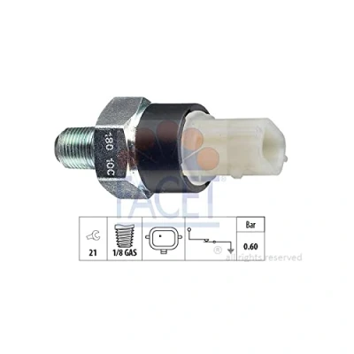 Immagine di FACET 7.0180 Bulbo Pressione Olio 1/8 GAS 1 Made in Italy OE Equivalent RENAULT: SCENIC 3, Captur, Clio V Hatchback, SMART: Fortwo III Coupe