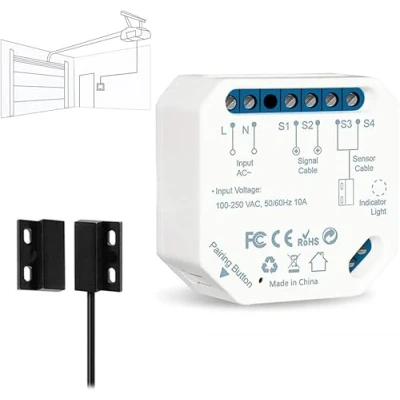 Immagine di Apriporta WiFi Smart per Garage LoraTap, Controllo App Life, Vocale con Alexa, Senza Hub
