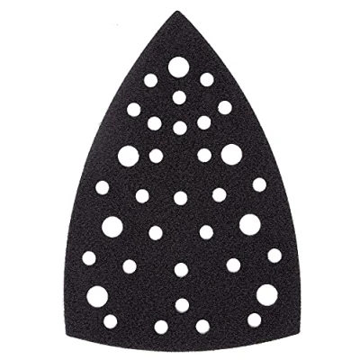 Immagine di Mirka tampone protettivo 100x152x152mm in a strappo per levigatrice delta triangolare 32 fori, 1 pezzo, 8295912111