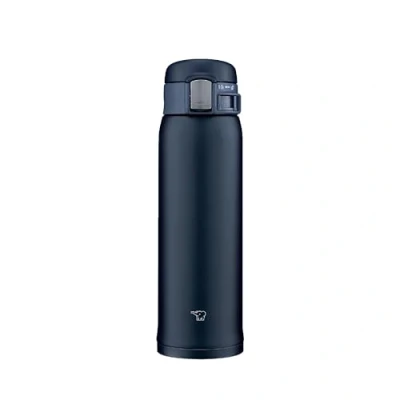 Immagine di Zojirushi (ZOJIRUSHI) Bottiglia d&#039;acqua diretta [One Touch Open] Tazza in acciaio inox 480 ml Navy SM SF48 AD