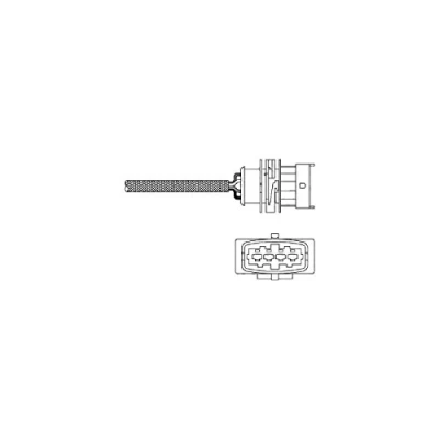 Immagine di DELPHI ES20292 12B1 Sonda lambda planare, riscaldato OPEL: Corsa C Hatchback, Zafira A, Astra G Caravan
