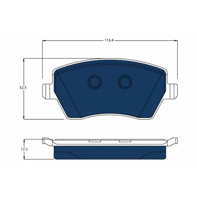 Immagine di TRW GDB3332BTE Kit pastiglie freno Non predisposto per contatto segnalazione usura con bulloni pinza accessori RENAULT: Zoe