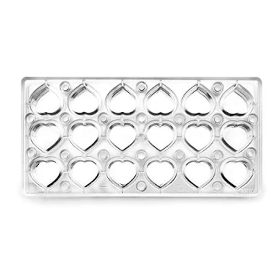 Immagine di Ibili Stampo Pralinato magnetico, in policarbonato chiaro 30 x 14 2 cm, argento, cm