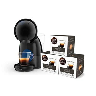 Immagine di Krups KP1A05CA Piccolo XS e caffè intenso, Rosso/Nero