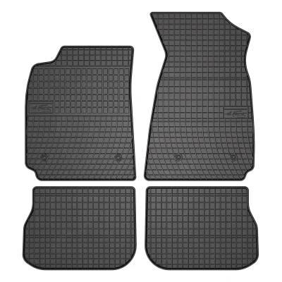 Immagine di FROGUM 0721 Set tappetino Gomma anteriore e posteriore 4 nero Su misura AUDI: A4 B5 Sedan, Avant