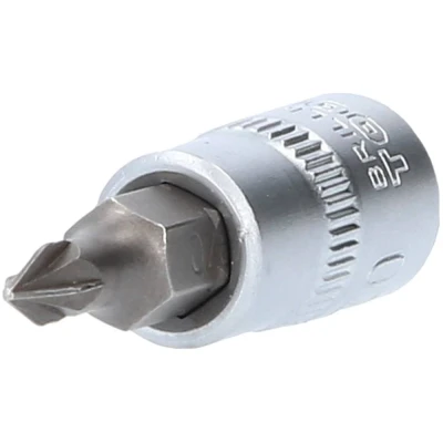 Immagine di BRILLIANT TOOLS BT020800 Bussola a inserto croce PZ 1/4&quot;, PZ0 [Powered by KS TOOLS]